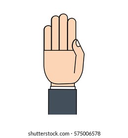 hand related icon image, vector illustration design