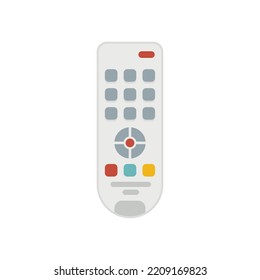Hand remote control icon. Flat illustration of Hand remote control vector icon isolated on white background