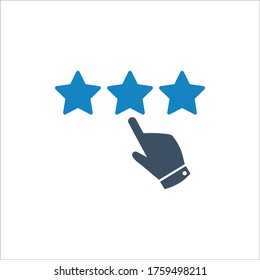 Icono de revisión manual (ilustración vectorial)