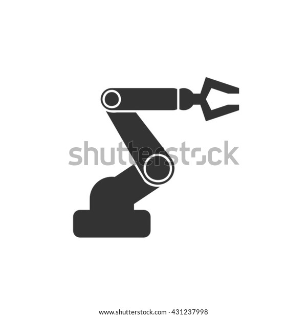 Hand Robot Vector Stock Vector (Royalty Free) 431237998