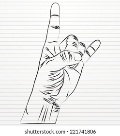 Hand in rock n roll