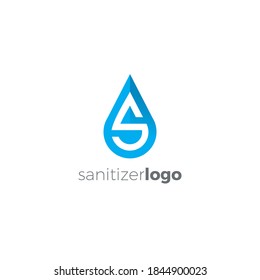 Hand Sanitazer Logo
combination letter S and Water
