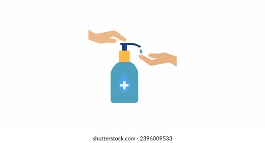 hand sanitizer bottle logo design