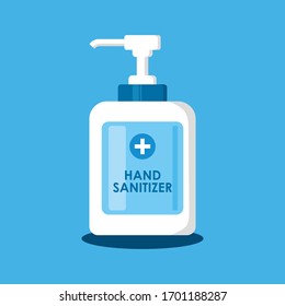 Hand sanitizer bottle vector design