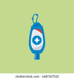 Hand Sanitizer disinfectant in bottle