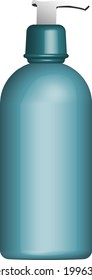 hand sanitizer dispenser mockup for product packaging