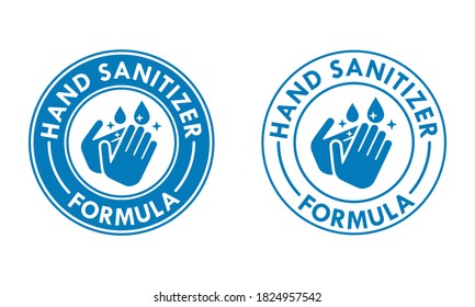 Ilustración de la plantilla de la fórmula de saneamiento manual