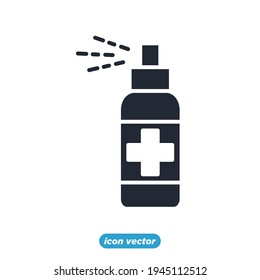 hand sanitizer icon. antiseptics disinfection symbol template for graphic and web design collection logo vector illustration