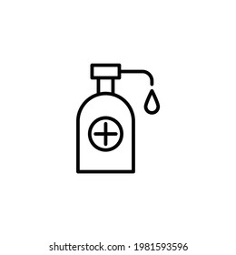 Hand sanitizer icon, eps 10