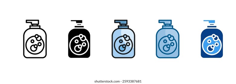 Hand Sanitizer Icon Set Multiple Style Collection