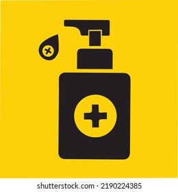 Hand sanitizer icon. Vector icon 