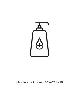 Plantilla de diseño vectorial del icono del silenciador manual