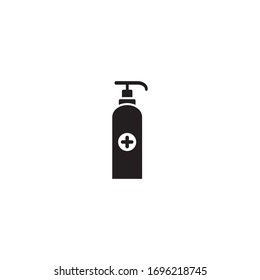Design-Vorlage für die Vektorillustration von Hand Sanitizer-Symbolen