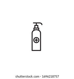 Hand Sanitizer Icon vector Design Template