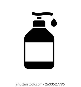 hand sanitizer icon vector design template simple and clean