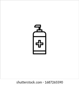 hand sanitizer icon vector illustration