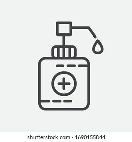 Hand Sanitizer Icon Vector Illustration