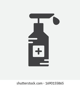 Hand Sanitizer Icon Vector Illustration