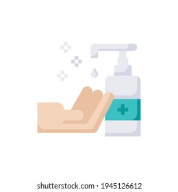 Hand Sanitizer Icon vector illustration