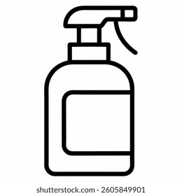 Hand sanitizer line icon. Hand and liquid soap. Washing hands. Alcohol sanitizer bottle and human palm. Antivirus and antibacterial protection. Corona virus prevention. Vector illustration, clip art.
