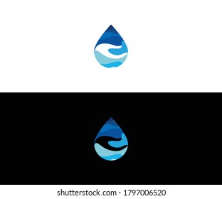 hand sanitizer logo design vector format