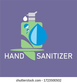 Hand Sanitizer logo, get our illustration for your medical product to  Avoid covid-9 virus