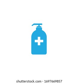 logotipo del limpiador manual e ilustración vectorial de icono