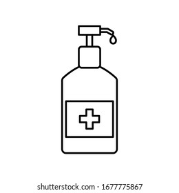 Hand sanitizer pump bottle, hand wash gel, alcohol gel