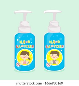 Hand Sanitizer Spray on Background