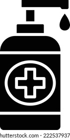 Hand Sanitizer vector icon. Can be used for printing, mobile and web applications.