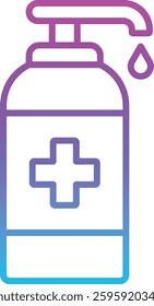 Hand Sanitizer vector icon. Can be used for printing, mobile and web applications.