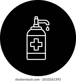 Hand Sanitizer vector icon. Can be used for printing, mobile and web applications.