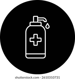 Hand Sanitizer vector icon. Can be used for printing, mobile and web applications.