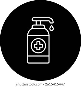 Hand Sanitizer vector icon. Can be used for printing, mobile and web applications.