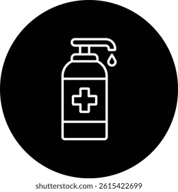 Hand Sanitizer vector icon. Can be used for printing, mobile and web applications.