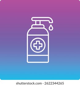 Hand Sanitizer vector icon. Can be used for printing, mobile and web applications.