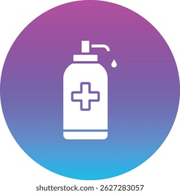 Hand Sanitizer vector icon. Can be used for printing, mobile and web applications.
