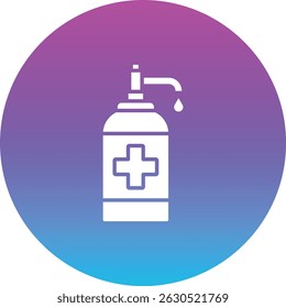 Ícone de vetor do Hand Sanitizer. Pode ser usado para impressão, aplicativos móveis e da Web.