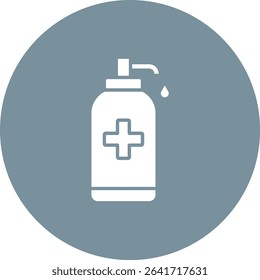 Hand Sanitizer vector icon. Can be used for printing, mobile and web applications.