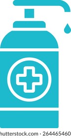 Hand Sanitizer vector icon. Can be used for printing, mobile and web applications.