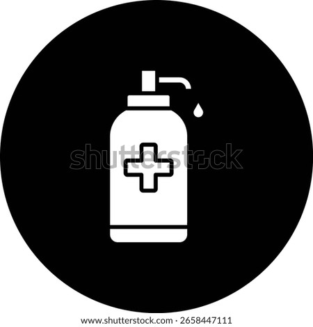 Hand Sanitizer vector icon. Can be used for printing, mobile and web applications.