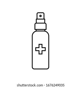 Hand sanitizer vector icon,
Soap Bottle