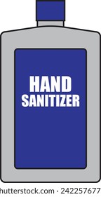 A hand sanitizer vector illustration