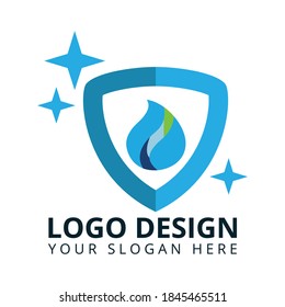 Hand Sanitizer or Hand Wash Logo Design