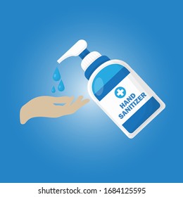 Hand sanitizers. Alcohol rub sanitizers kill most bacteria, fungi and stop some viruses such as coronavirus. Hygiene product. Sanitizer bottle and wall mounted container. Covid-19 spread prevention