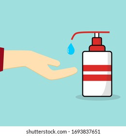Hand sanitizers. Alcohol rub sanitizers kill most bacteria, fungi and stop some viruses such as coronavirus. Hygiene product. Covid-19 spread prevention.