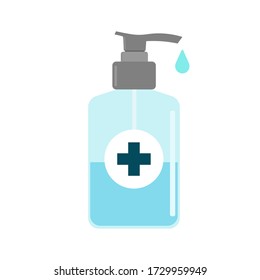 Saneamiento manual. Las baquetas de frotis alcohólica matan a la mayoría de las bacterias, hongos y detienen algunos virus como el coronavirus. Producto de higiene. Botella de anidador y contenedor montado en la pared. Prevención de la propagación de Covid-19