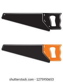 Hand Saw, Black & Orange