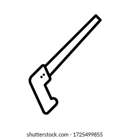 hand saw - carpentry icon vector design template