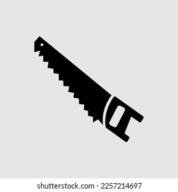 Hand saw flat vector icon. trendy style illustration on white background..eps